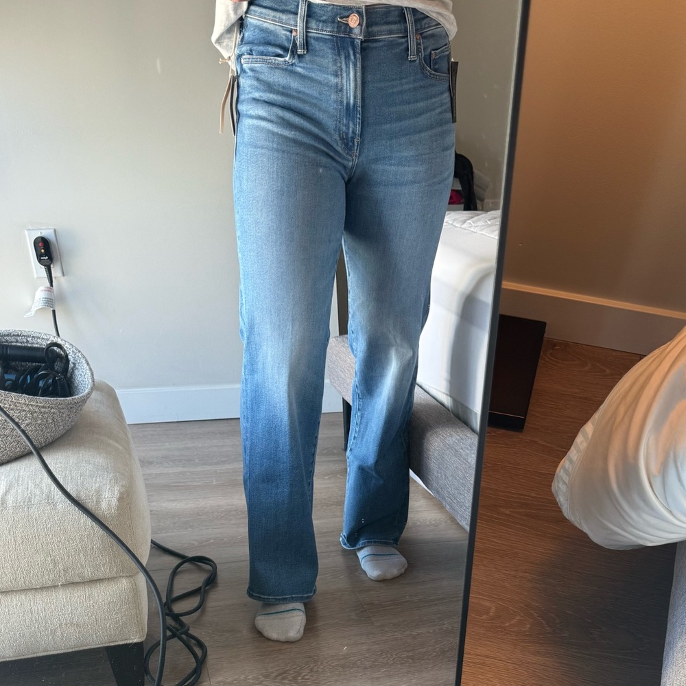 NWT Mother Jeans - The Mid Rise Rambler Zip Ankle - Picture 7 of 8